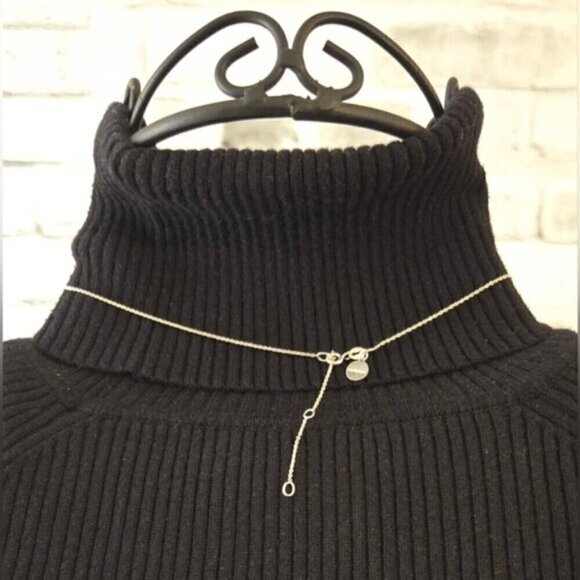 Stella & Dot 925 Silver Pink Teardrop Pendant Necklace Sparkle Gemstone - Picture 8 of 8